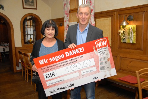 Dankeschön für Hospiz Melk
