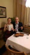 Zeitlesung mit Violinistin Katharina Auer 